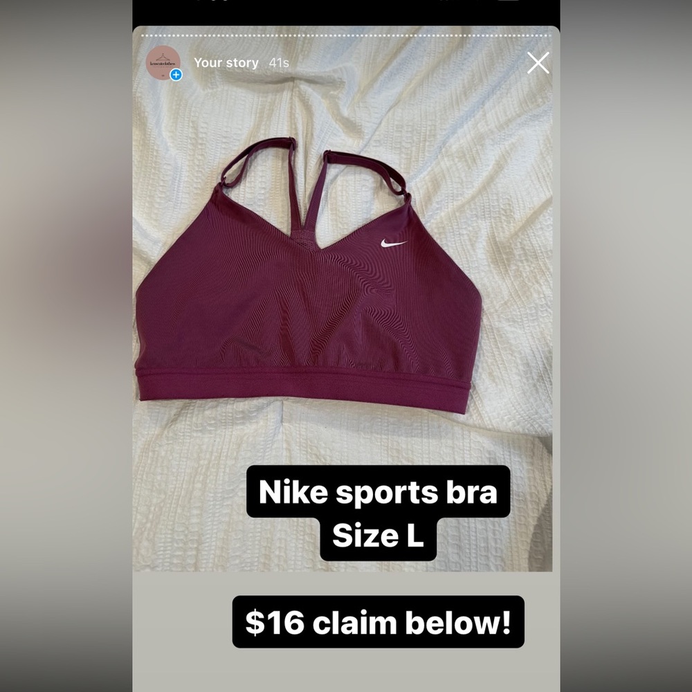 Nike sports bra!